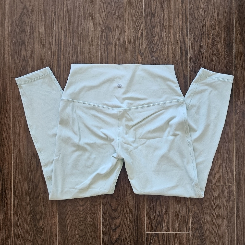 Lululemon Align High-Rise Pant 25" Delicate Mint Size 10 - Picture 9 of 9